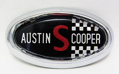 60'S AUSTIN COOPER-S MK2 ORIGINAL FRONT EMBLEM & BEZEL（デッド